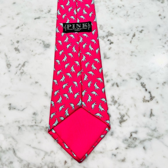 Thomas Pink Silk Tie - Picture 4 of 4